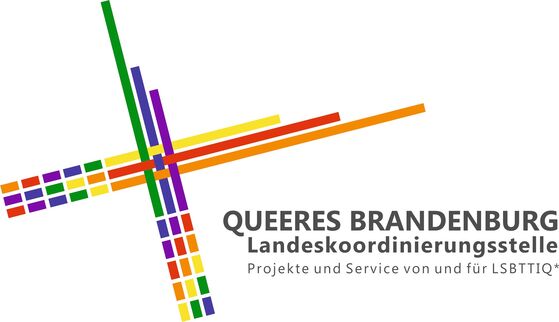 Logo der neuen Landeskoordinierungsstelle Queeres Brandenburg